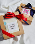 Bath Salt Set of 3 Gift Box Set of 3 Bath Salts in a Choice of Scents