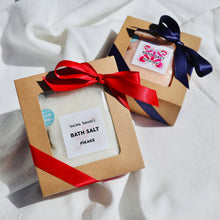 画像をギャラリービューアに読み込む, Bath Salt Set of 3　選べる香りのバスソルト３袋セットギフトボックス

